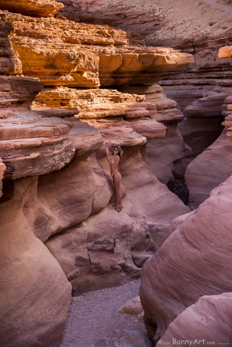 Nude Girl at the Red Canyon